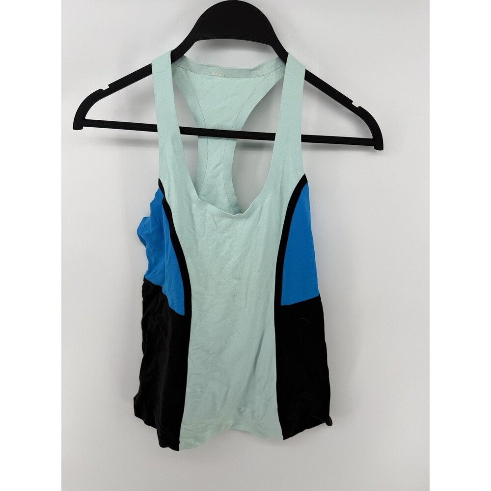 Lululemon Light Blue Athletic Tank Top Size M Yoga Workout